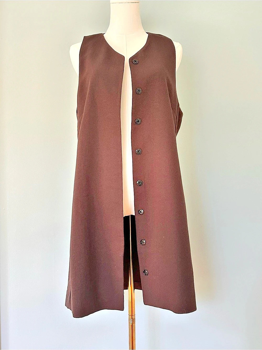 Brown Sleeveless Maxi Dress Like New